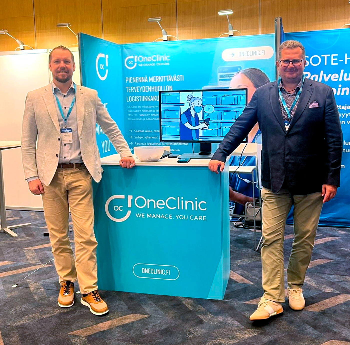 OneClinic-2025-messuilla OneClinic Terveys ja Talouspäivät 2025